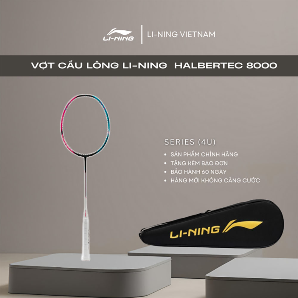 Vợt cầu lông Li-Ning Halbertec 8000 (4U) AYPT369-4