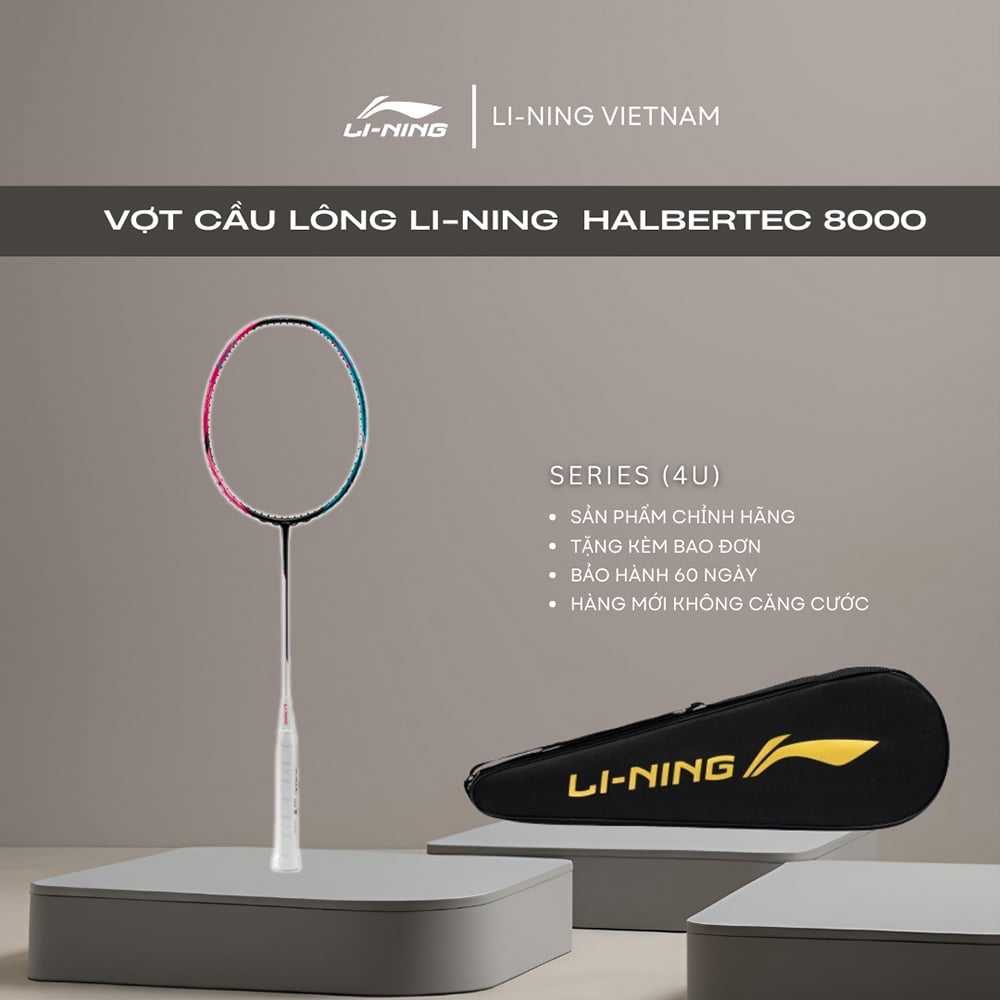 Vợt cầu lông Li-Ning Halbertec 8000 (4U) AYPT369-4