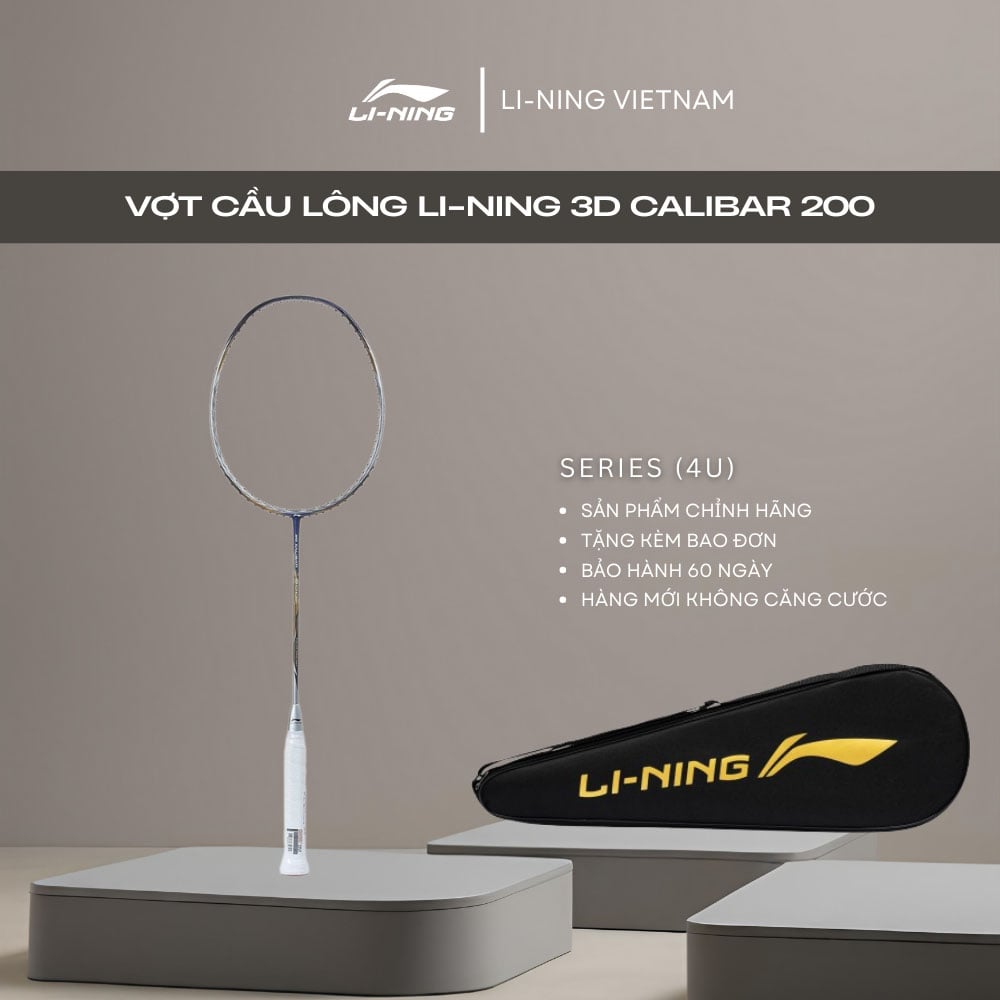 Vợt cầu lông chính hãng Li-Ning 3D CALIBAR 200 AYPM394