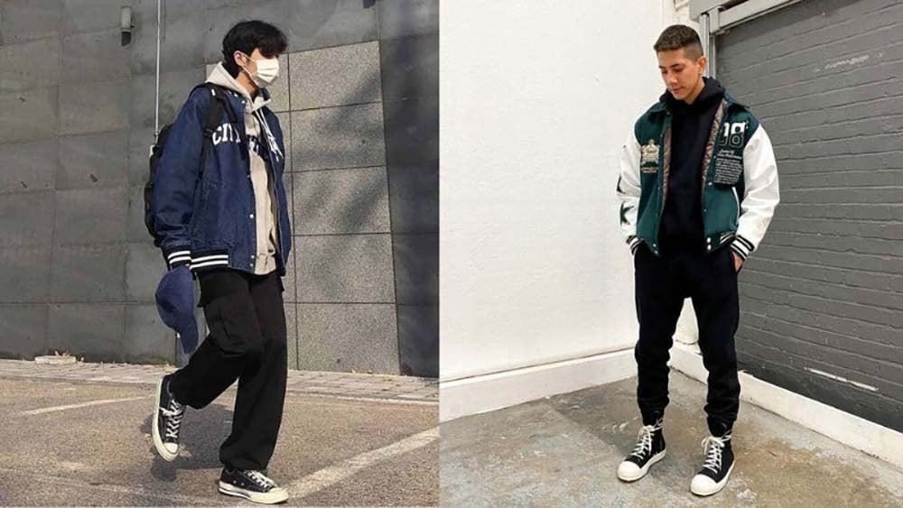 Kết Hợp Sneaker Nam Với Áo Hoodie