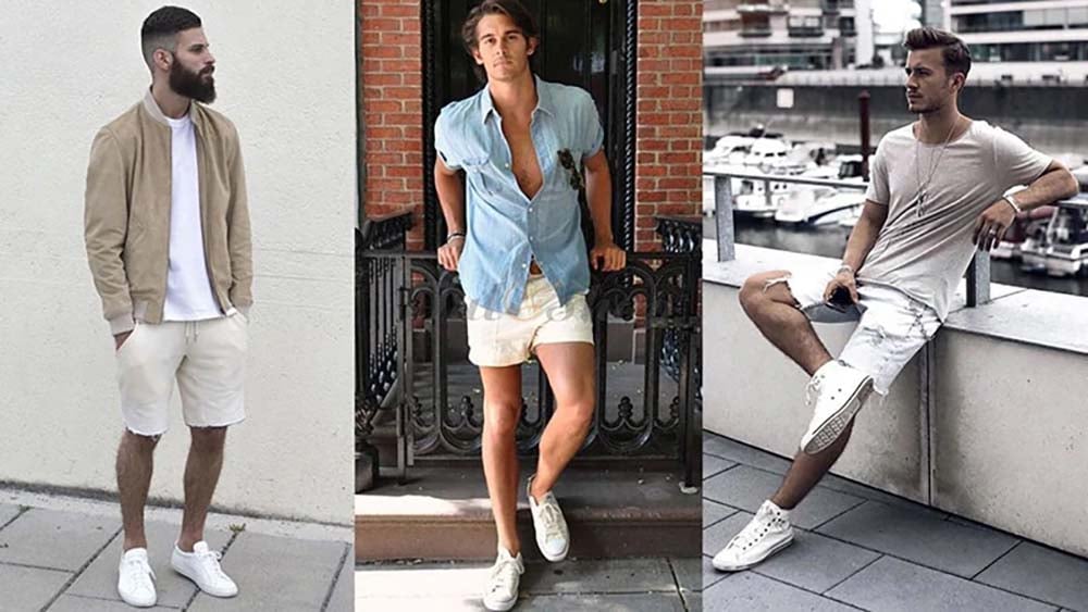 Kết Hợp Sneaker Nam Với Áo Thun