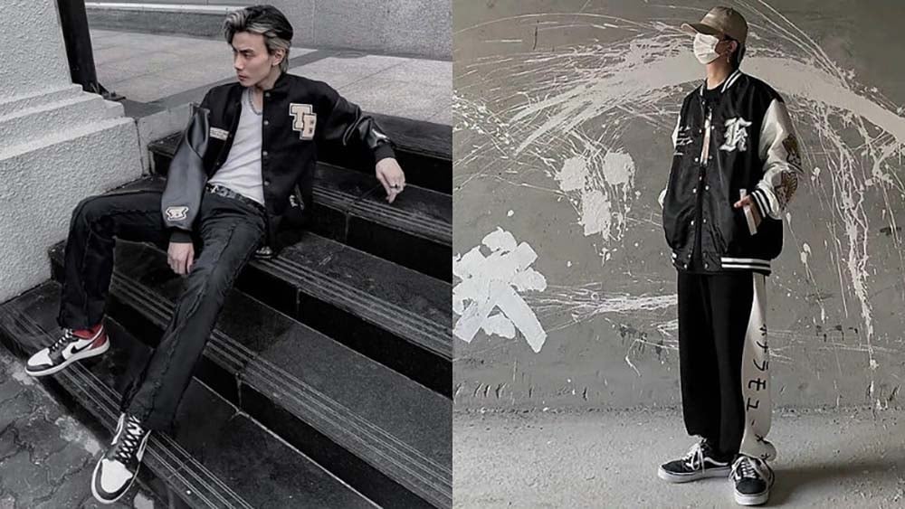 Kết Hợp Sneaker Nam Với Áo Khoác Bomber