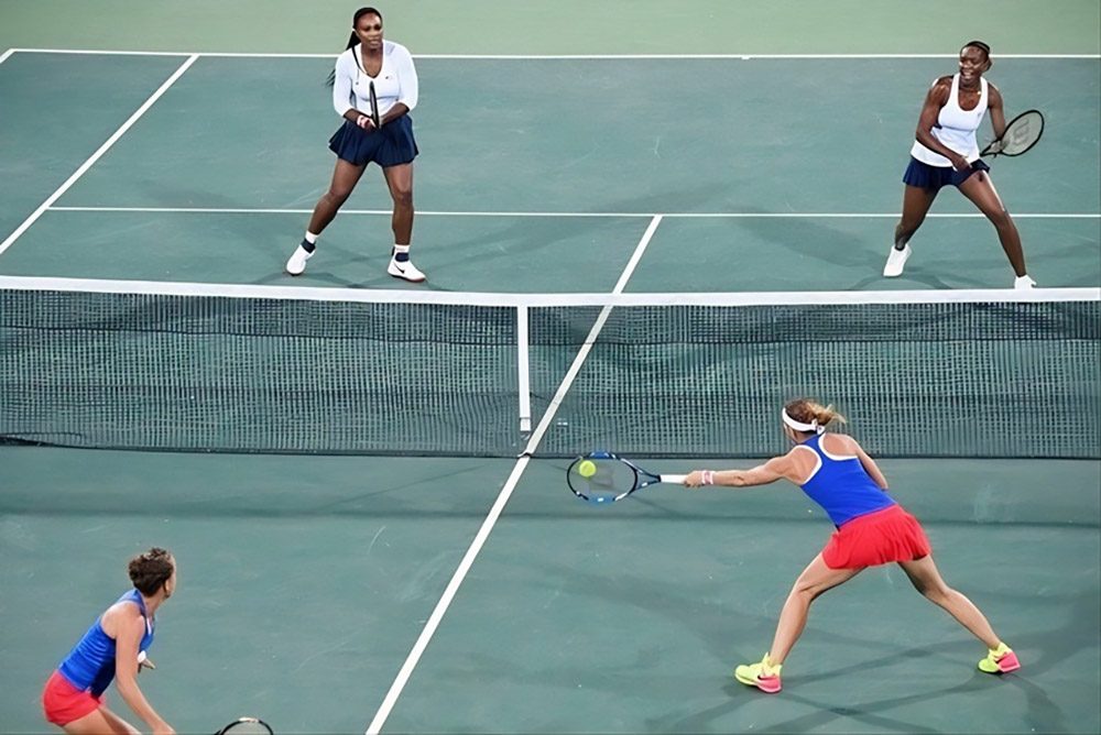 Luật chơi tennis đánh đôi