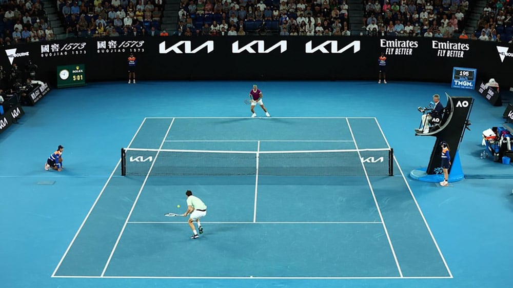 Luật chơi tennis đánh đơn