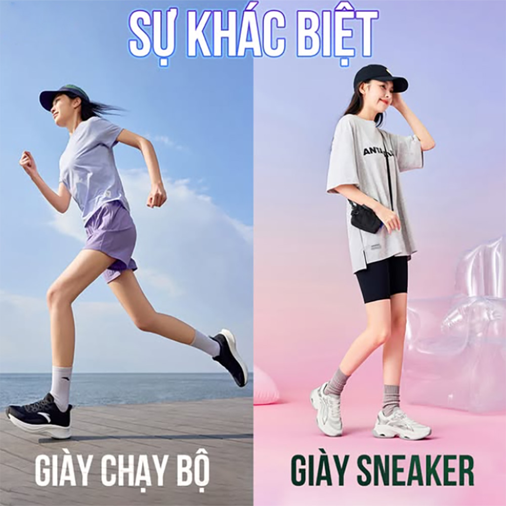 Phân biệt giày thể thao và sneaker