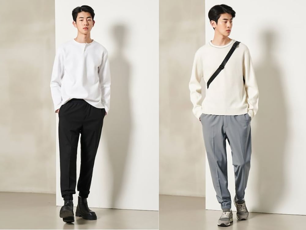 Phối áo phông nam với quần thể thao