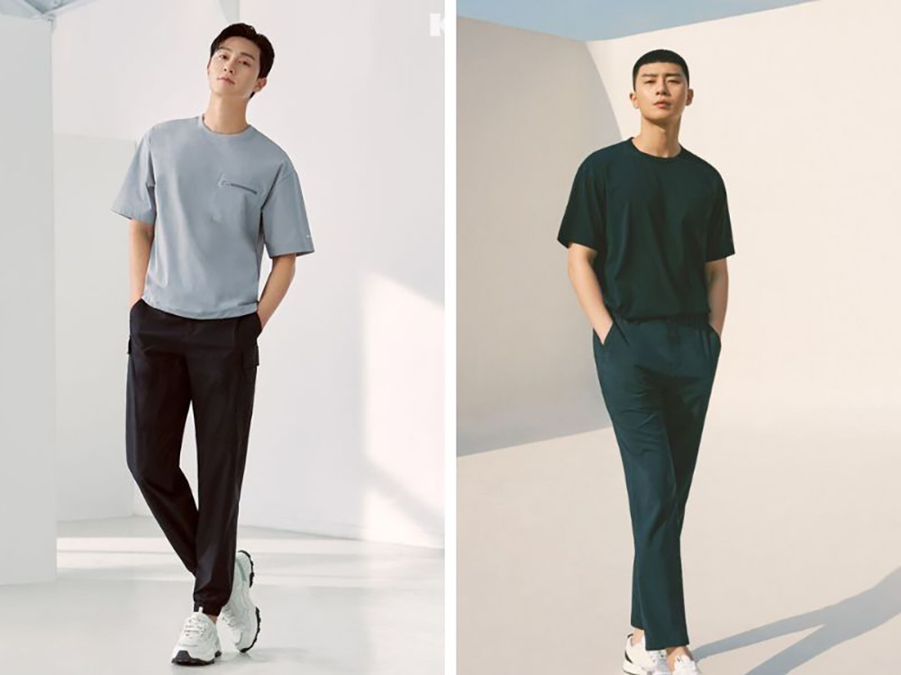 Phối áo phông với quần tây