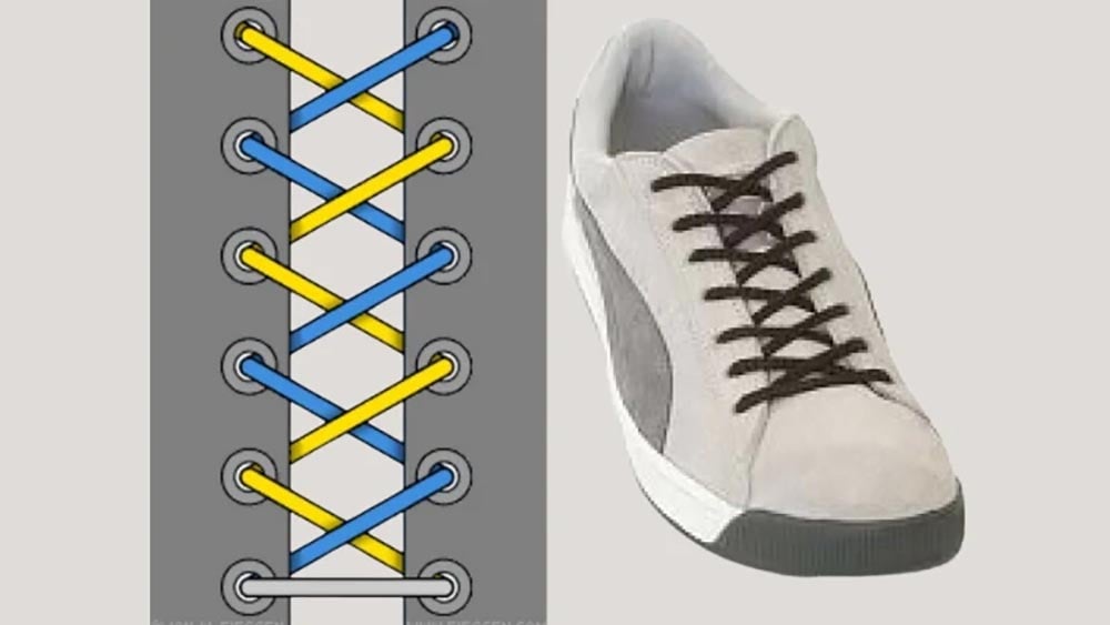 Display Shoe – Kiểu buộc giấu dây tối giản