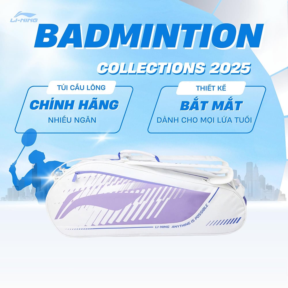 Túi đựng vợt cầu lông chính hãng Li-Ning P-ABLV029-3