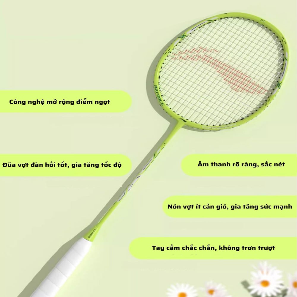 Vợt cầu lông Lining – Thương hiệu quốc dân Trung Quốc, mẫu mã đa dạng, công nghệ hiện đại