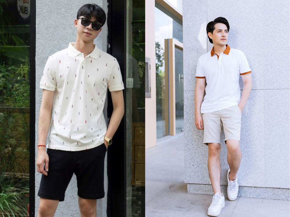 Áo polo với quần short – Set đồ mùa hè lý tưởng