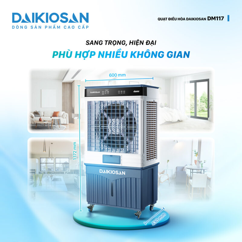 Quạt điều hòa Daikiosan DM117 - Tập đoàn Đại Việt