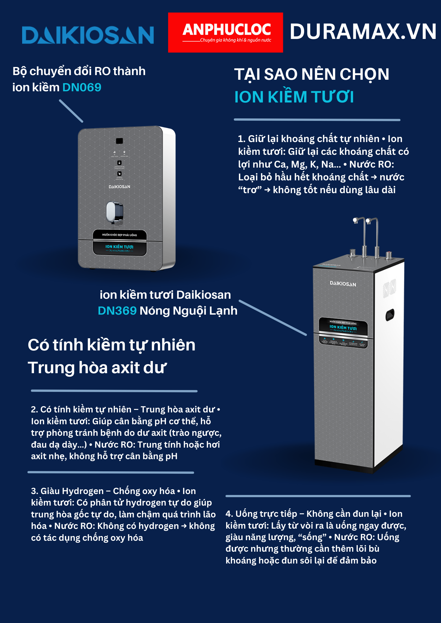 Tại Sao Nên Chọn Nước Ion Kiềm Tươi Thay Vì Nước RO?