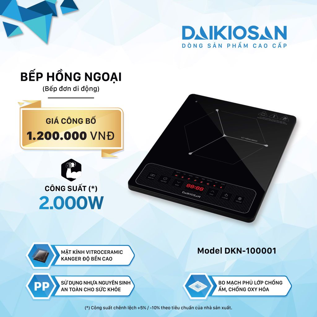 bếp hồng ngoại Daikiosan DKN-100001