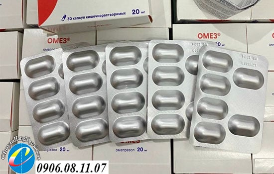 Thuốc dạ dày ome3 của Nga mẫu mới