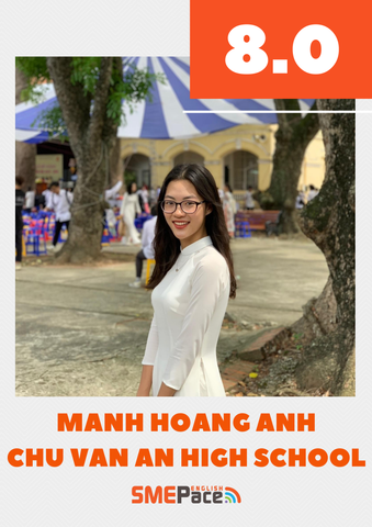 IELTS 8.0 - XIN CHÚC MỪNG HỌC VIÊN MẠNH HOÀNG ANH
