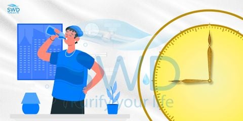 Tôi là nước – Khung giờ vàng để uống nước trong ngày