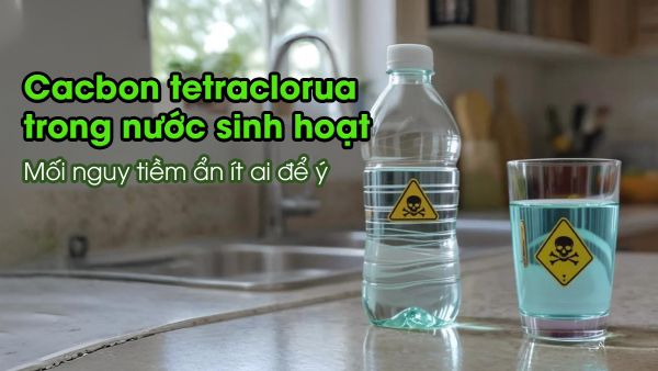 Cacbon tetraclorua trong nước sinh hoạt – Mối nguy tiềm ẩn ít ai để ý