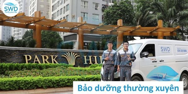 Lắp đặt máy lọc tổng F-MD1000E tại chung cư Timecity