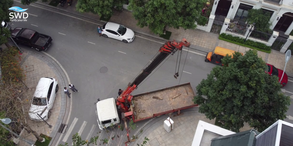 Lắp đặt hệ thống lọc nước còn khoáng M-HD1500E tại Vinhomes Green Bay