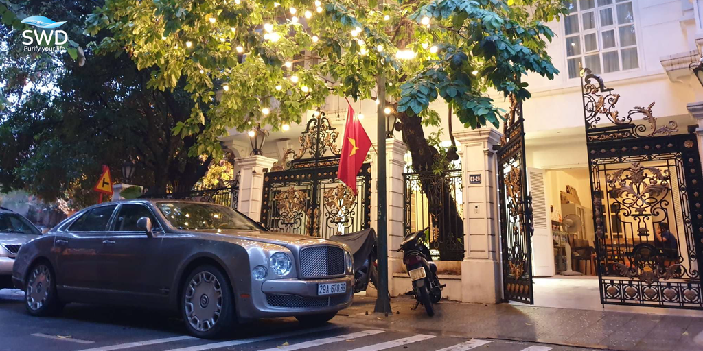 Lắp đặt hệ thống lọc tổng tinh khiết R-HD500L tại biệt thự Ciputra