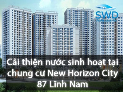 Lọc nước tổng sinh hoạt chung cư tại 87 - Lĩnh Nam