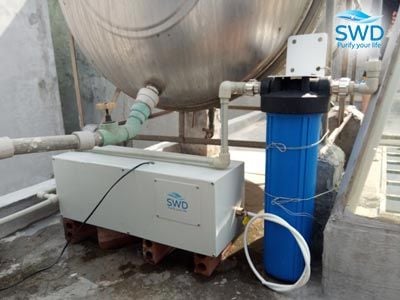 Dự án lắp máy lọc nước tổng sinh hoạt cho căn hộ cho khách hàng tại Phú Đô - Mỹ Đình