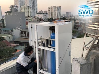 Lắp đặt máy lọc nước cho khách hàng tại Hoàng Mai, Hà Nội - Giúp thay đổi chất lượng nước của người dân