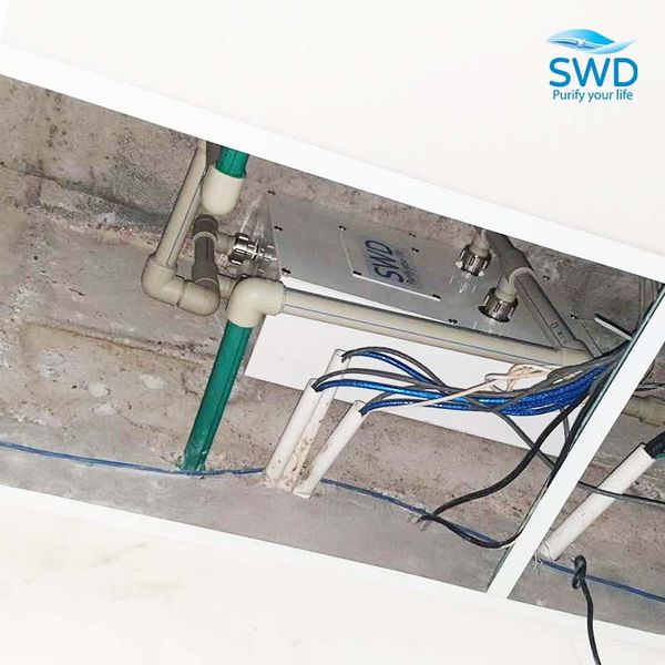 Dự án lắp đặt máy lọc nước tổng sinh hoạt chung cư SWD