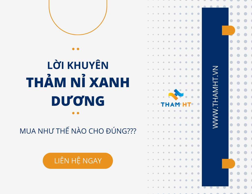 Lời khuyên khi chọn mua thảm nỉ xanh dương từ kinh nghiệm thực tế