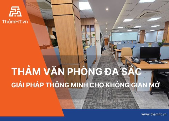 Thảm Văn Phòng Đa Sắc Giải Pháp Thông Minh Cho Không Gian Mở