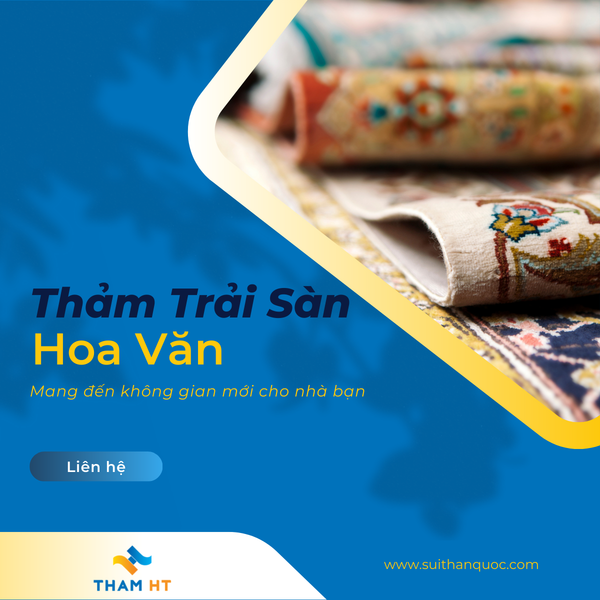 thảm trải sàn hoa văn