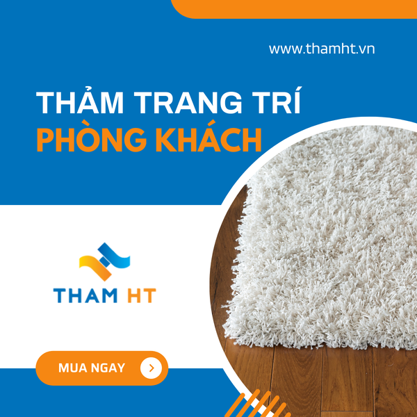 thảm trang trí phòng khách giá rẻ