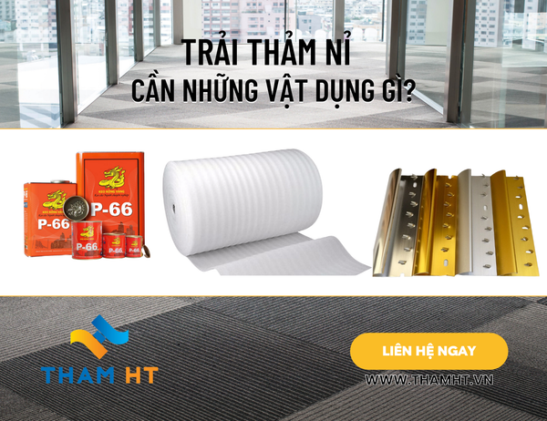 cách trải thảm nỉ tại nhà