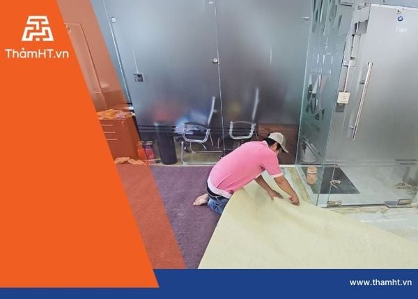 Thi Công Thảm Văn Phòng Diện Tích Nhỏ