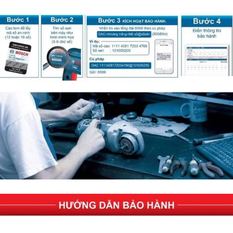 CHÍNH SÁCH BẢO HÀNH CỦA THƯƠNG HỆU BOSCH