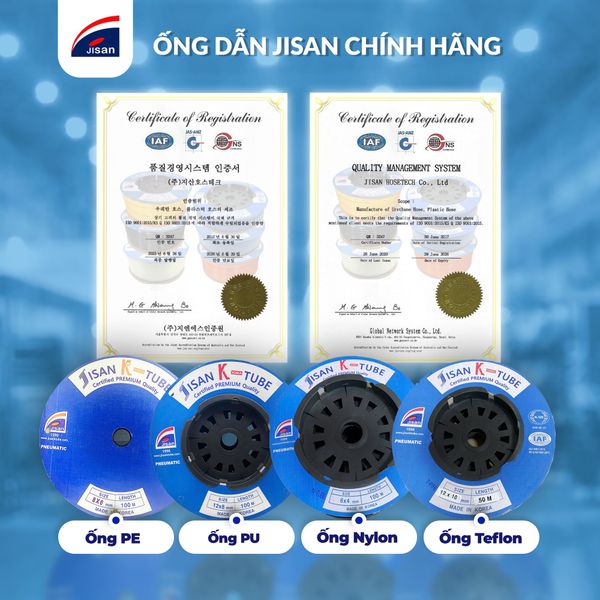 Chứng Nhận JISAN HÀN QUỐC Chính Hãng – Cam Kết Từ Nhà Sản Xuất