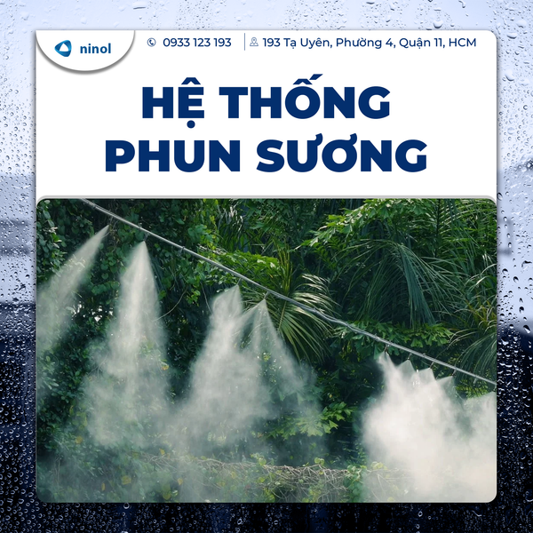 Trọn Bộ Hệ Thống Phun Sương Cần Những Linh Kiện Gì