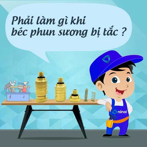 Mẹo vặt : Làm sạch Béc phun sương khi bị tắc