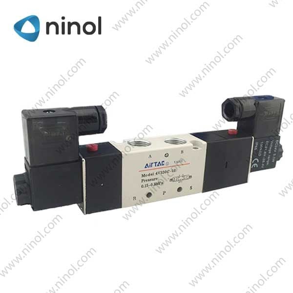 van điện từ khí nén 5/3 2 đầu coil