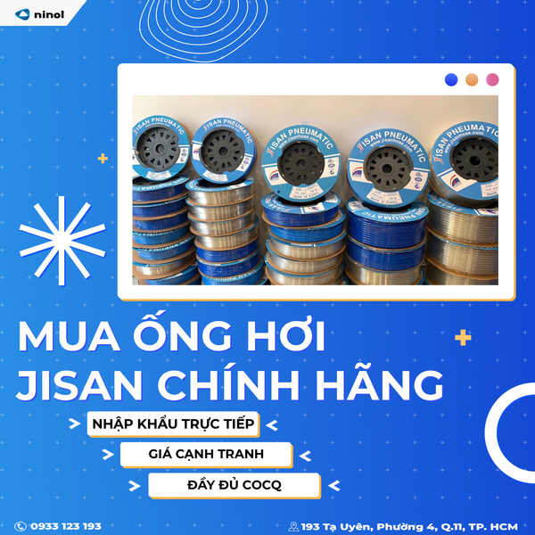 Mua ống hơi PU Jisan chính hãng tại Ninol