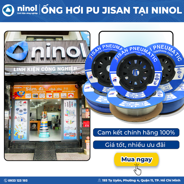 Ninol phân phối giá tốt Ống hơi PU Jisan chính hãng