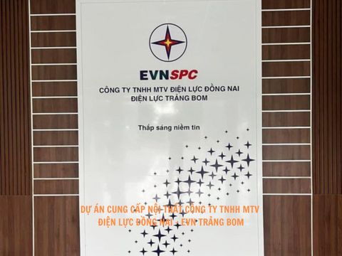 Dự án cung cấp nội thất Công ty TNHH MTV Điện lực Đồng Nai - EVN Trảng Bom