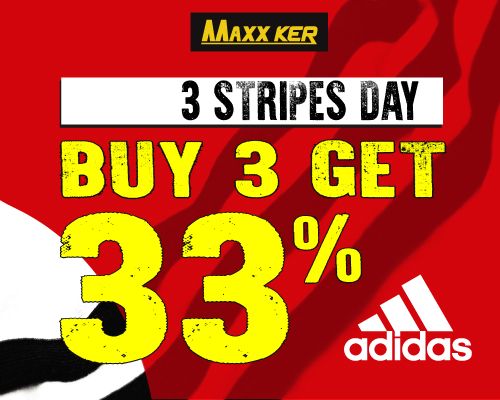 3 STRIPES DAY - MUA 3 GIẢM 33% TOÀN BỘ SẢN PHẨM ADIDAS NGUYÊN GIÁ