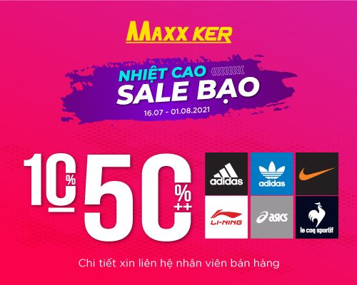 Nhiệt cao, Maxxker sale 