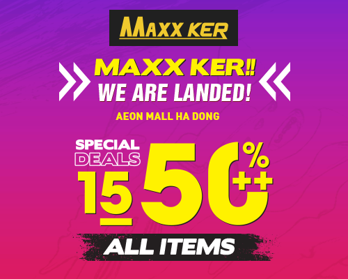 MAXXKER!! WE ARE LANDED! GIẢM 15-50%++ TOÀN BỘ SẢN PHẨM