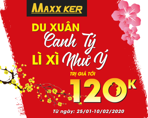 DU XUÂN CANH TÝ, LÌ XÌ NHƯ Ý TRỊ GIÁ TỚI 120K