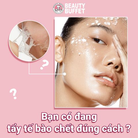 Cách tẩy tế bào chết cho da mặt sáng mịn