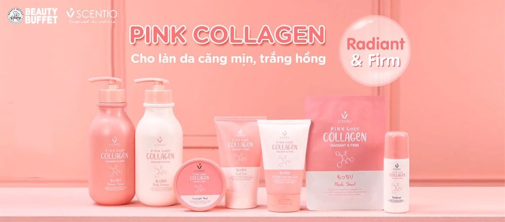 Bộ sưu tập Beauty Buffet Pink Collagen 