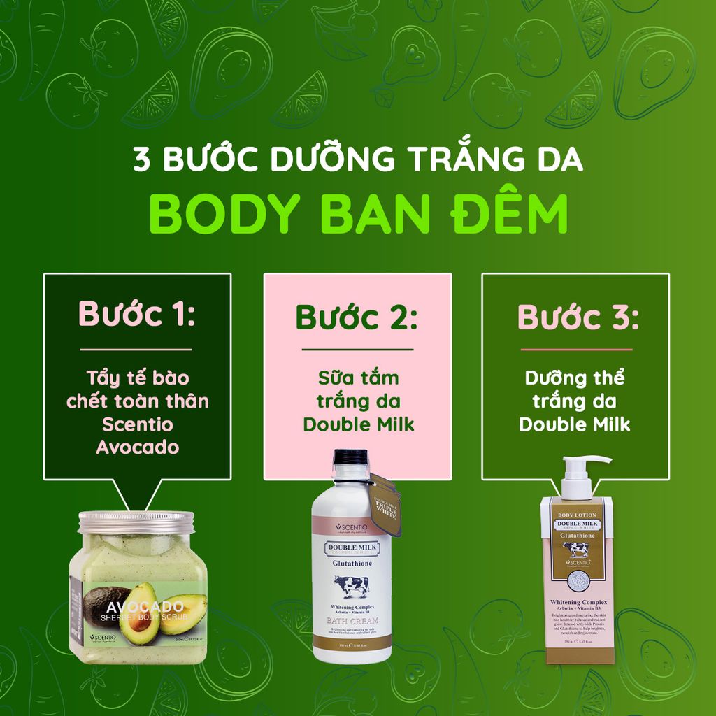 Tẩy tế bào chết dưỡng ẩm Avocado